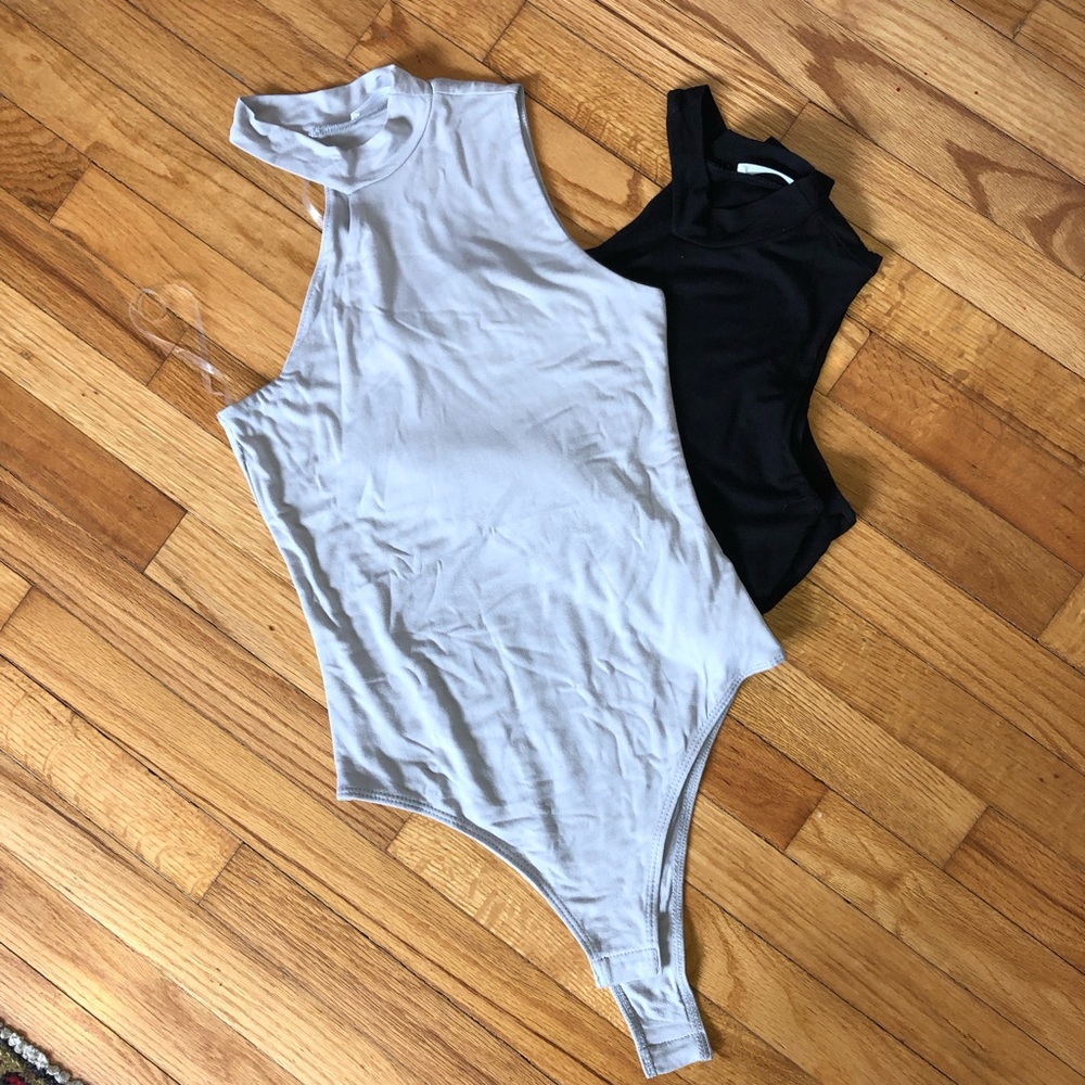 Two Bodysuits Size S Wasabi+Mint